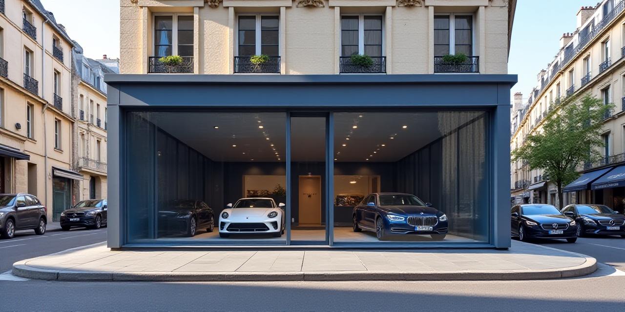 Façade du garage Trace Auto à Paris